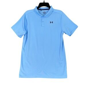 Under‎ Armour Polo Shirt YXL Youth Golf Athletic Blue School Formal Performance